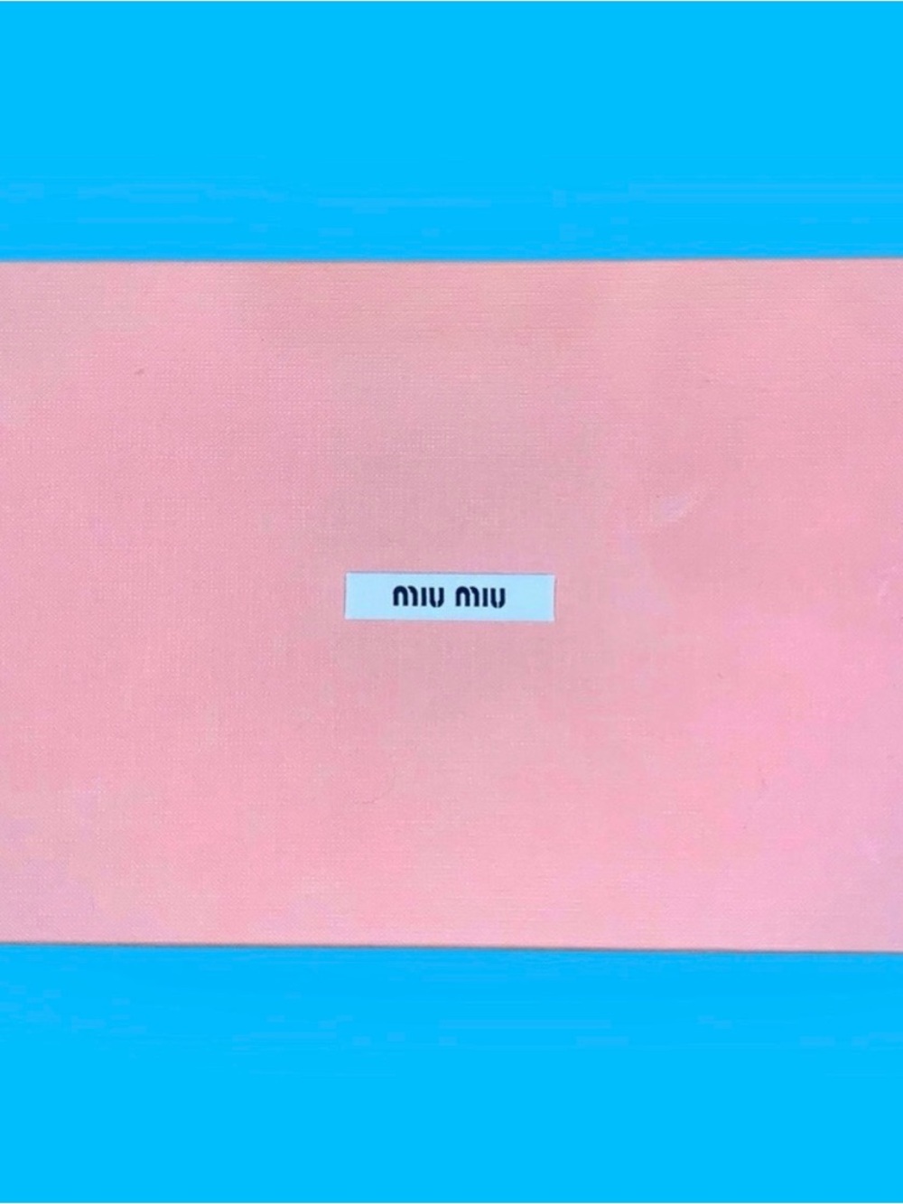 Miu Miu Empty Storage Box with tissue MiuMiu